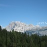 Vista del Civetta durante il percorso